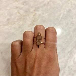 Like new Kendra Scott Boyd ring in rose gold